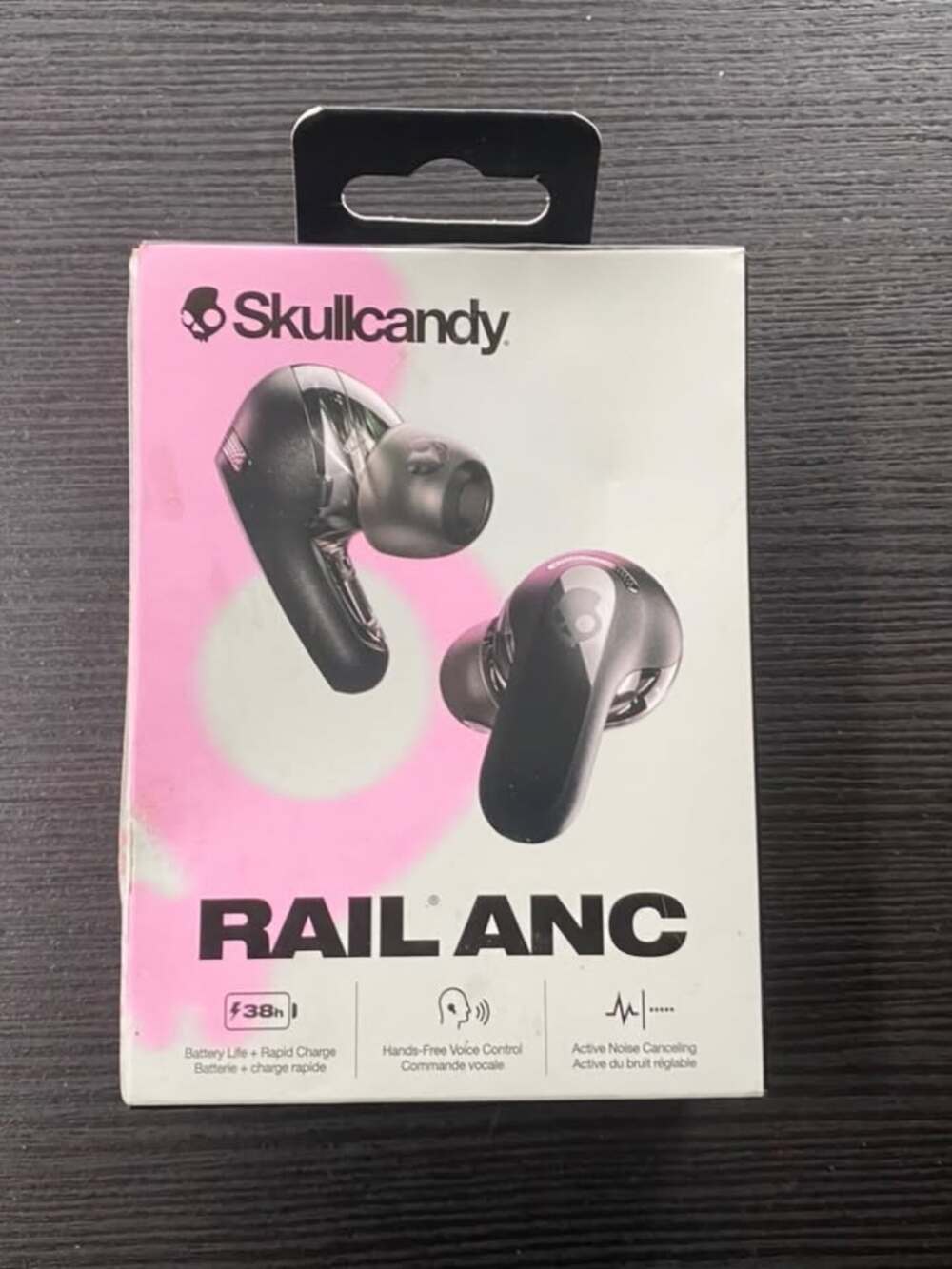 Skullcandy Rail In-Ear Wireless Earbuds ANC in Black (Sealed)